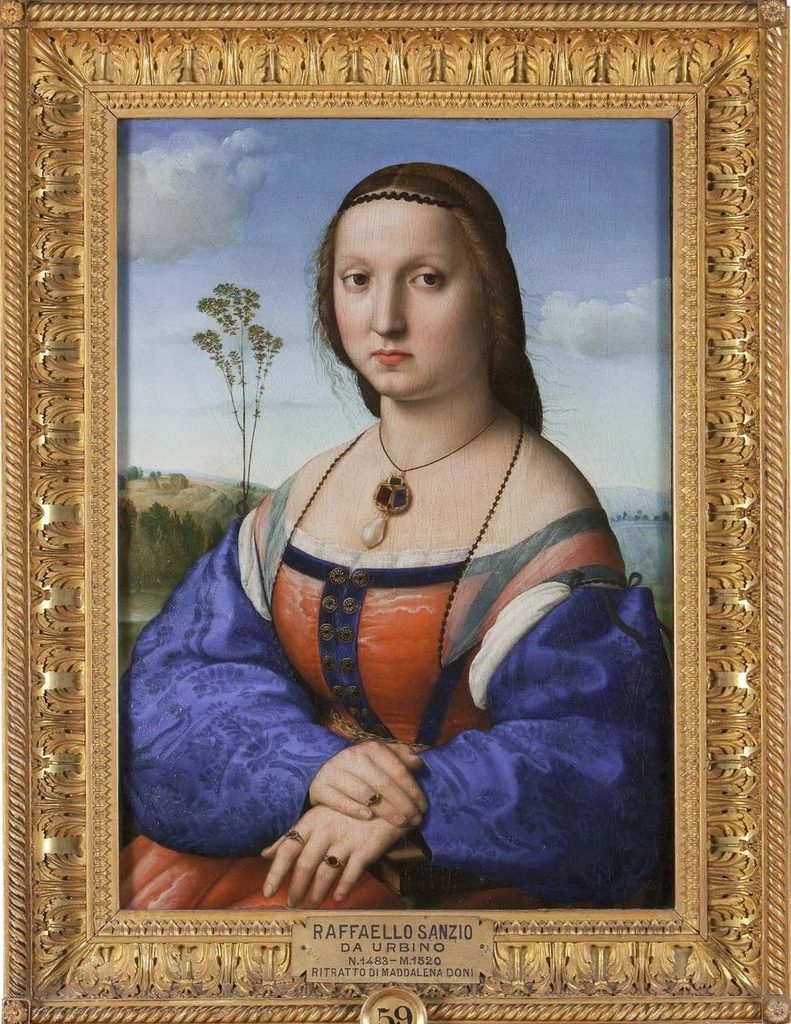 Portrait of Maddalena Doni by Raphael, Palazzo Pitti
