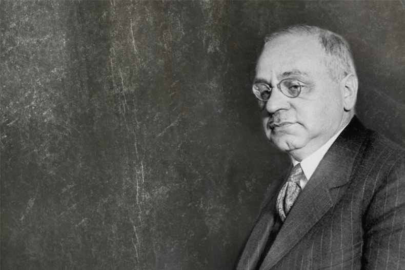 Portrait of Alfred Adler, founder of Individual Psychology